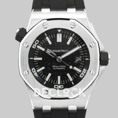 Replica Audemars Pigeut Royal Oak Offshore Diver Steel Black Dial 15710ST