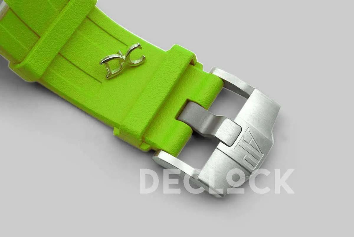 Replica Audemars Pigeut Royal Oak Offshore Diver Steel Green Dial 15710ST |  Declock.