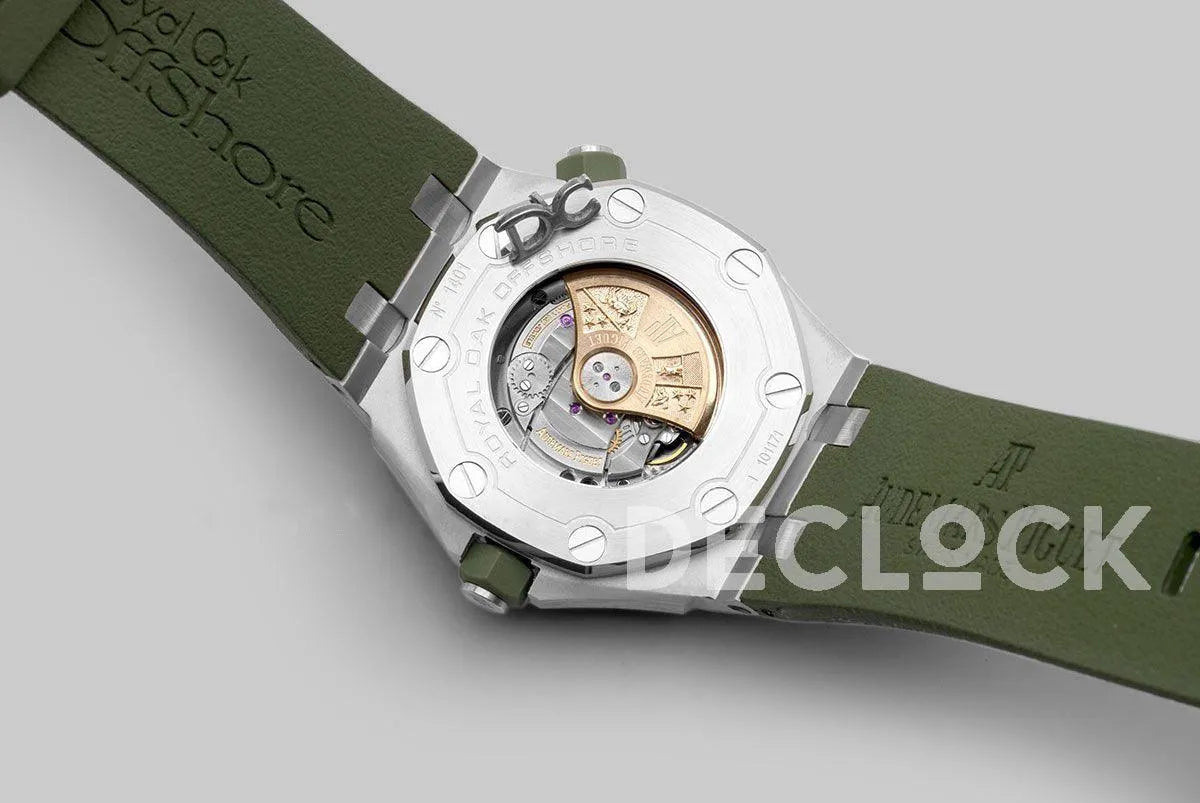 Replica Audemars Pigeut Royal Oak Offshore Diver Steel Khaki Dial 15710ST