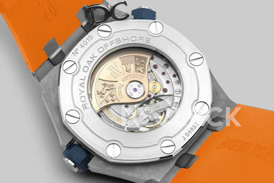 Replica Audemars Pigeut Royal Oak Offshore Diver Steel Orange Dial 15710ST SIHH 2017