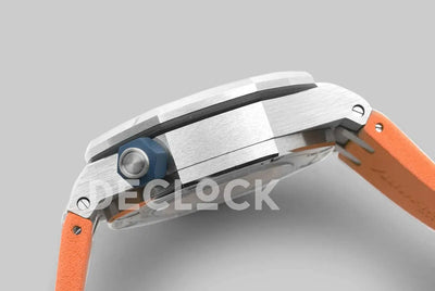 Replica Audemars Pigeut Royal Oak Offshore Diver Steel Orange Dial 15710ST SIHH 2017
