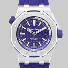 Replica Audemars Pigeut Royal Oak Offshore Diver Steel Purple Dial 15710ST