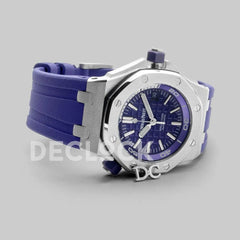 Replica Audemars Pigeut Royal Oak Offshore Diver Steel Purple Dial 15710ST