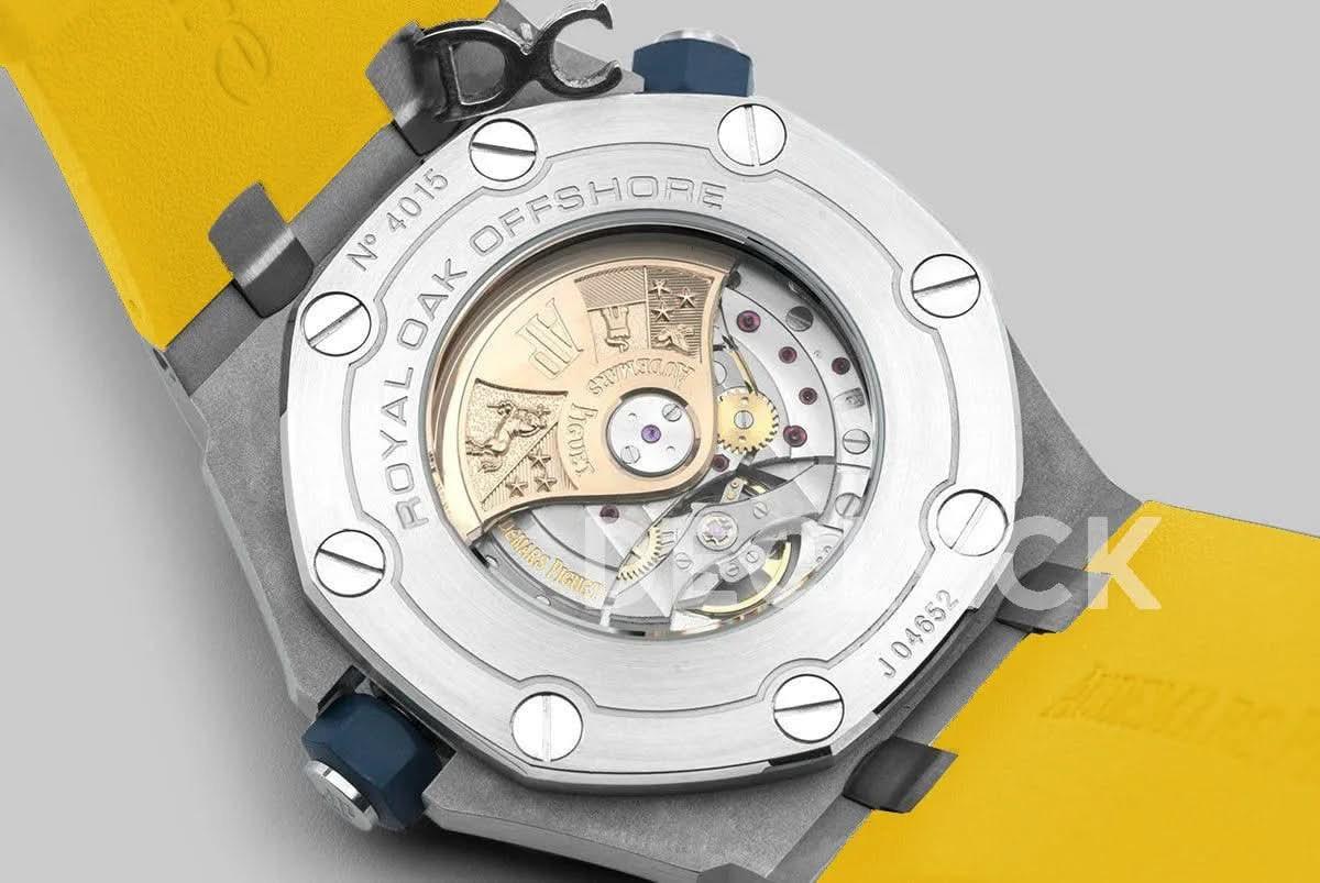 Replica Audemars Pigeut Royal Oak Offshore Diver Steel Yellow Dial 15710ST SIHH 2017 |  Declock.