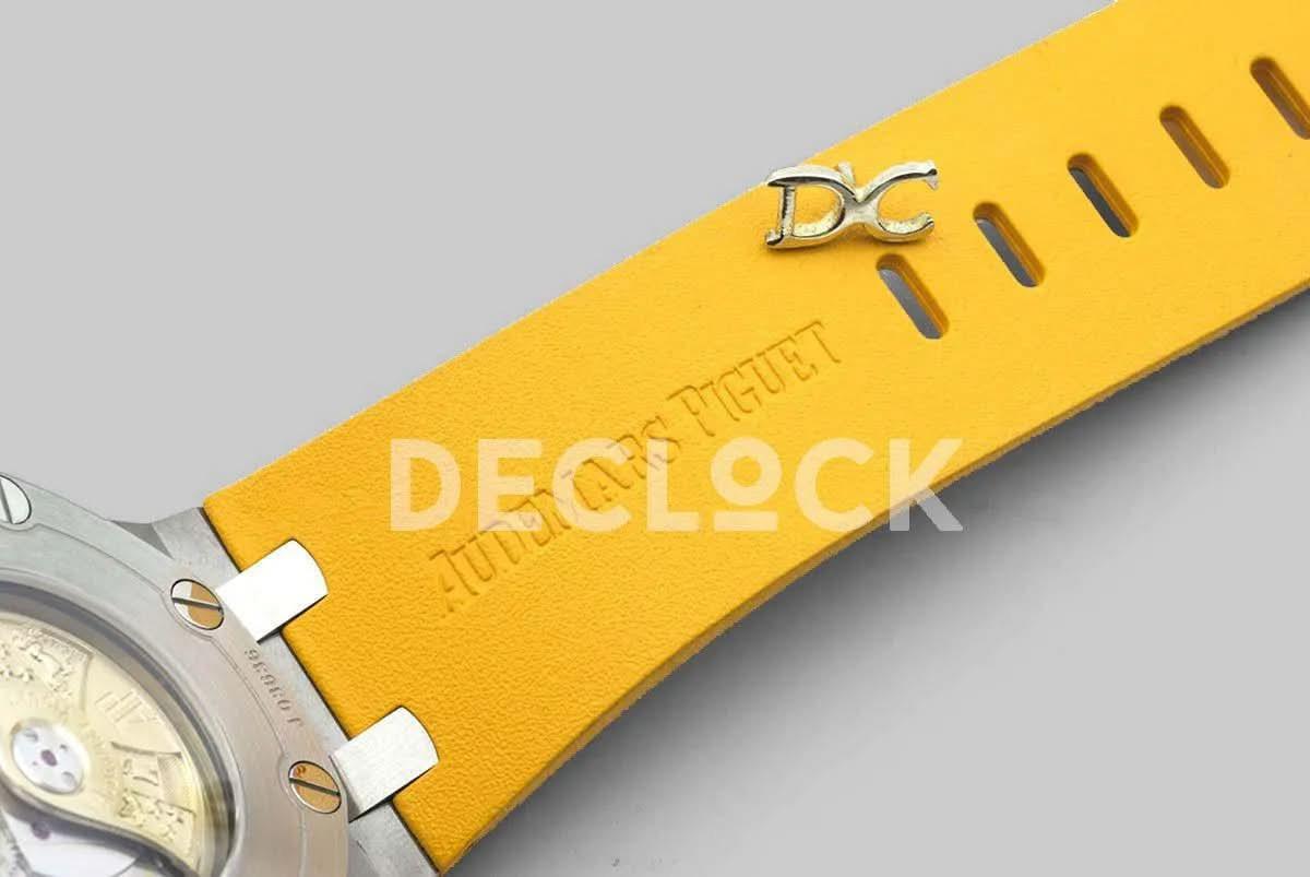 Replica Audemars Pigeut Royal Oak Offshore Diver Steel Yellow Dial 15710ST SIHH 2017 |  Declock.