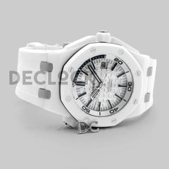 Replica Audemars Pigeut Royal Oak Offshore Diver White Ceramic 15710ST