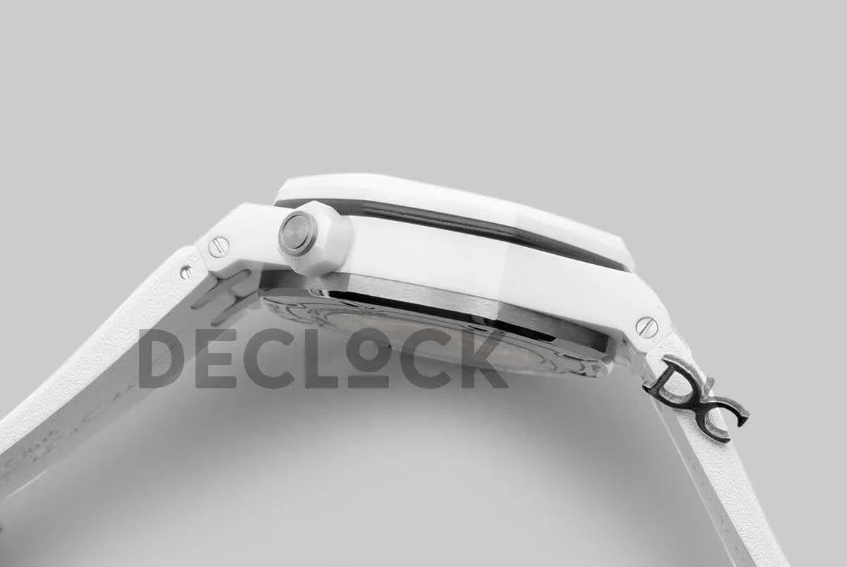 Replica Audemars Pigeut Royal Oak Offshore Diver  White Ceramic 15710ST |  Declock.