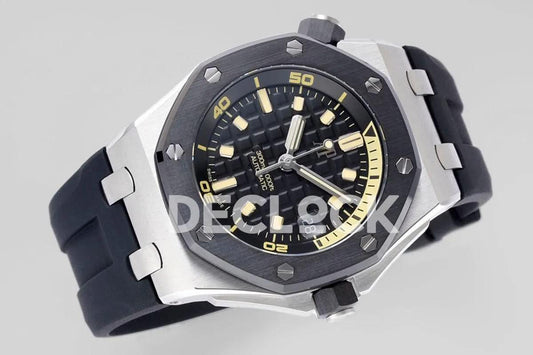 Replica Audemars Pigeut Royal Oak Offshore Diver White Gold Black Dial Ref. 15720CN.OO.A002CA.01 | Declock.