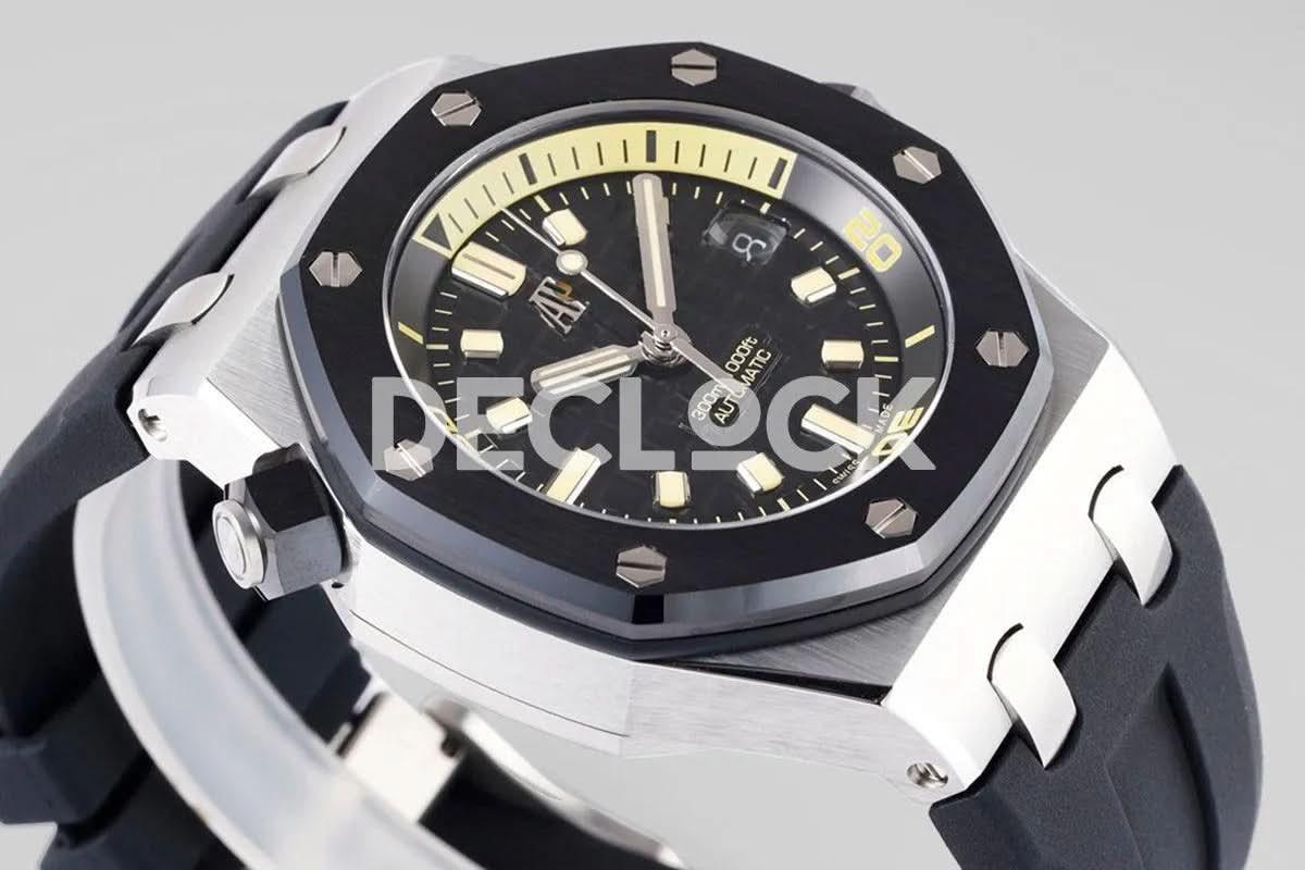 Replica Audemars Pigeut Royal Oak Offshore Diver White Gold Black Dial Ref. 15720CN.OO.A002CA.01 |  Declock.