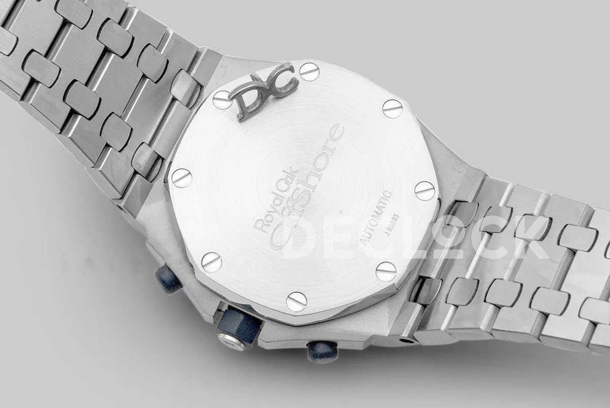 Replica Audemars Pigeut Royal Oak Offshore Grey Themes 2014 on Steel Bracelet