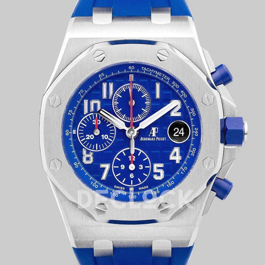 Replica Audemars Pigeut Royal Oak Offshore Indigo Blue SIHH 2018 |  Declock.