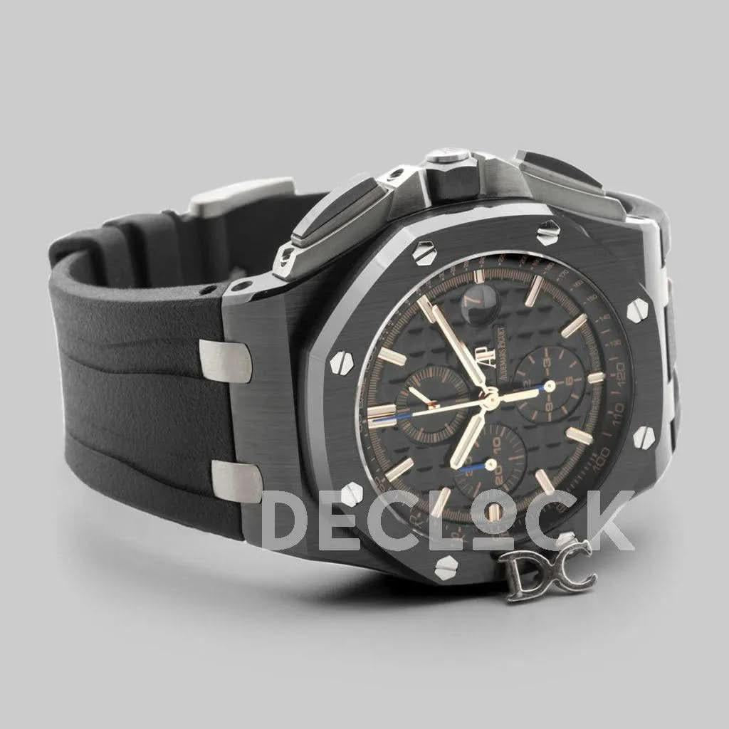 Replica Audemars Pigeut Royal Oak Offshore Novelty 44mm Black Ceramic ref. 26405CE SIHH 2017 |  Declock.