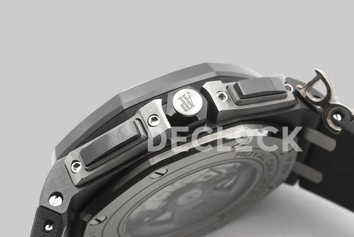 Replica Audemars Pigeut Royal Oak Offshore Novelty 44mm Black Ceramic ref. 26405CE SIHH 2017 |  Declock.