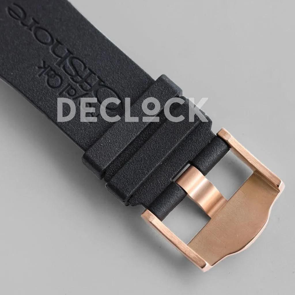 Replica Audemars Pigeut Royal Oak Offshore Novelty 44mm Black Dial in Rose Gold |  Declock.