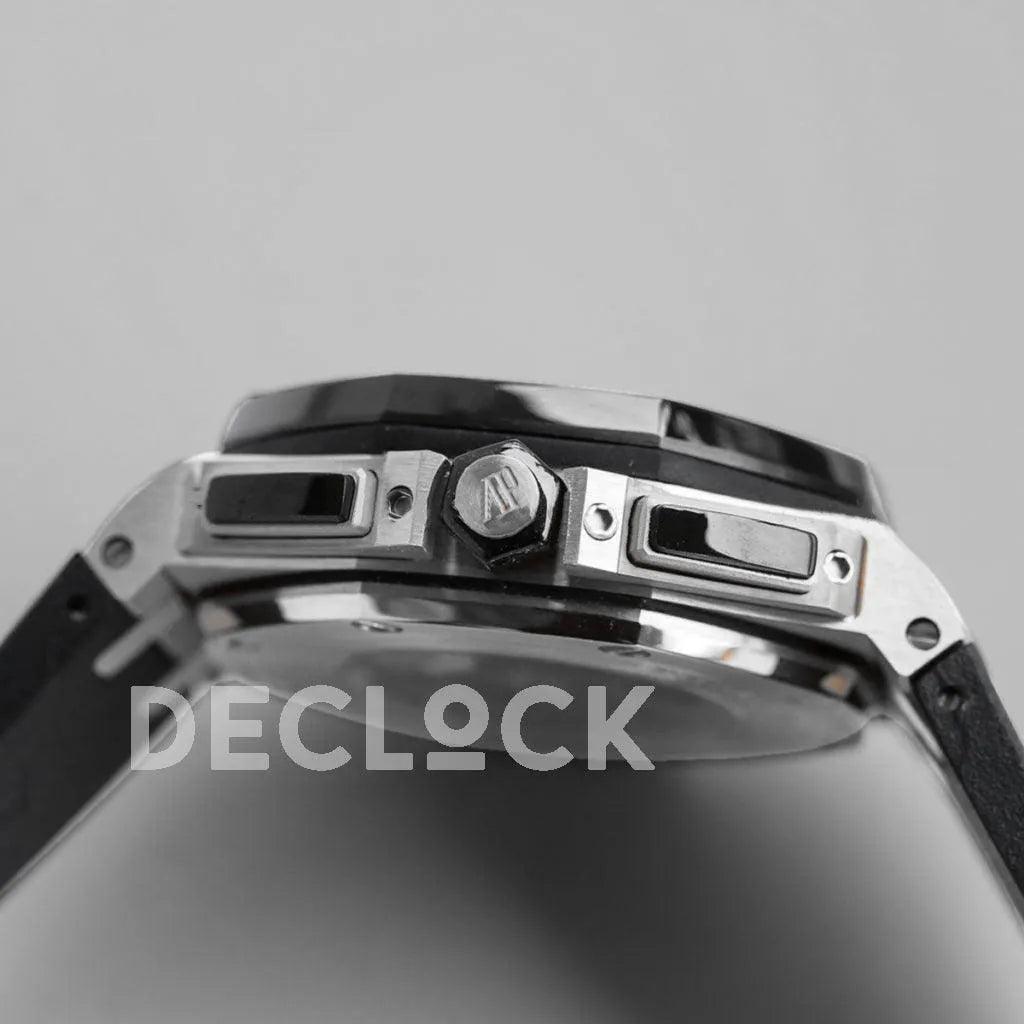 Replica Audemars Pigeut Royal Oak Offshore Novelty 44mm Black Dial in Stainless Steel