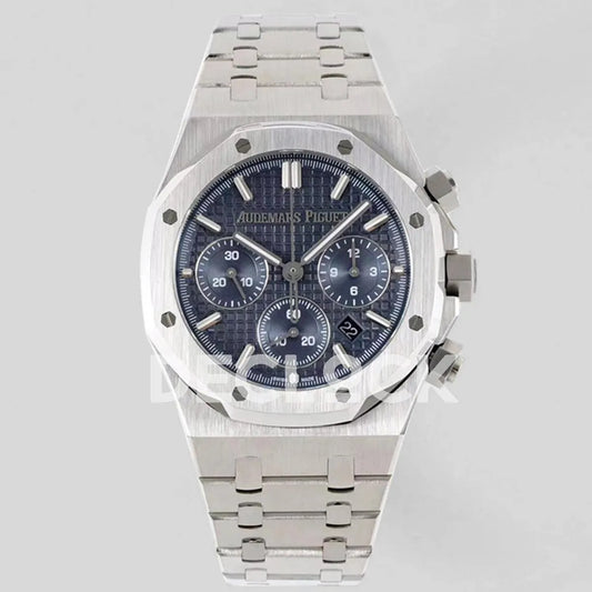 Replica Audemars Pigeut Royal Oak Self-Winding Chronograph Blue Dial in Steel - Replica Watches