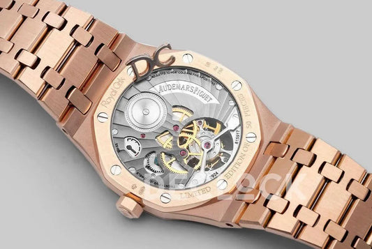 Replica Audemars Pigeut Royal Oak Tourbillon Extra-Thin Black Dial in Rose Gold 2018 SIHH Ref. 26522OR |  Declock.