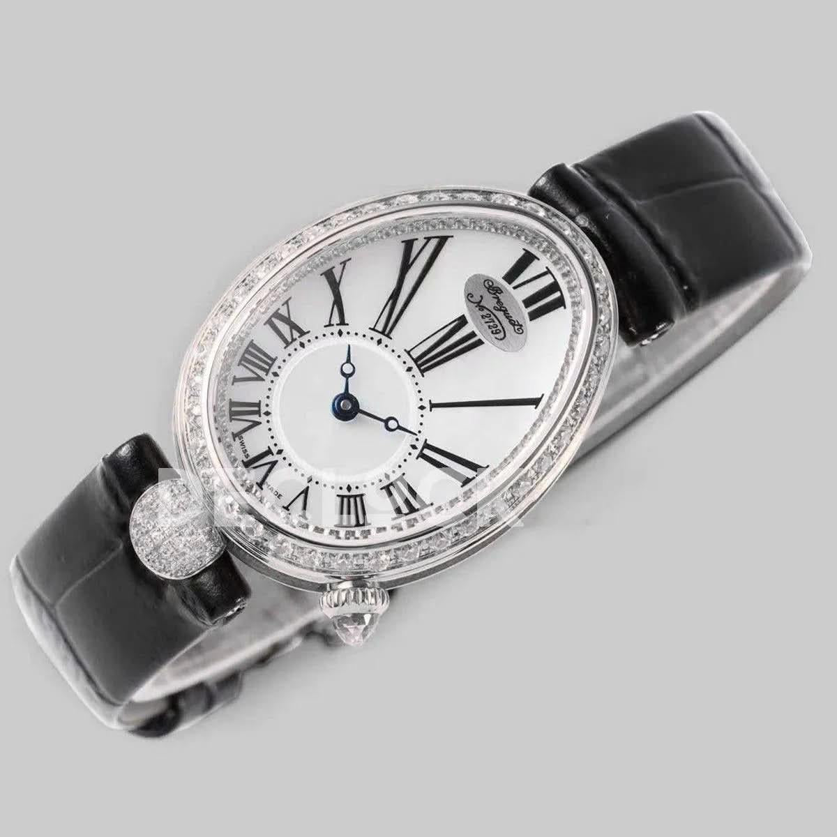Replica Breguet Reine de Naples in White Gold |  Declock.