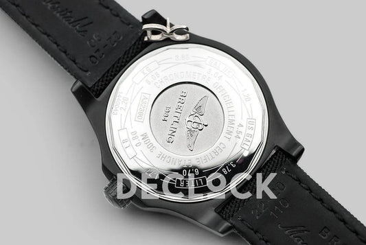Replica Breitling Avenger Blackbird Black Dial in Titanium Case
