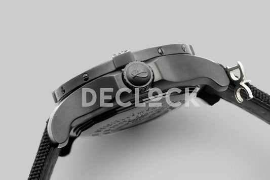 Replica Breitling Avenger Blackbird Black Dial in Titanium Case