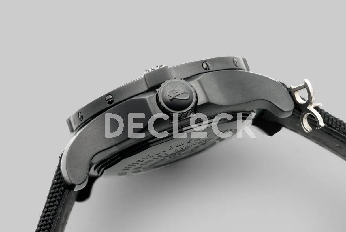 Replica Breitling Avenger Blackbird Black Dial in Titanium Case