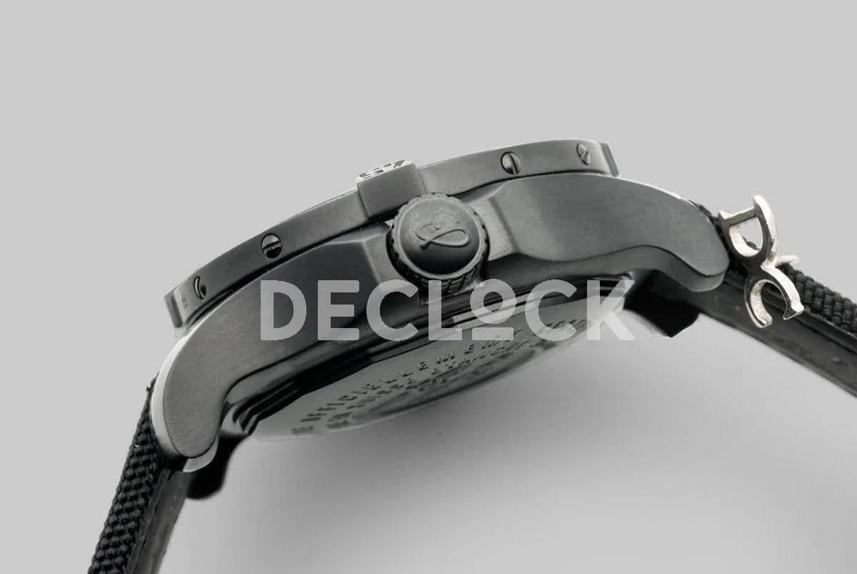 Replica Breitling Avenger Seawolf Blacksteel Black/Yellow DLC |  Declock.