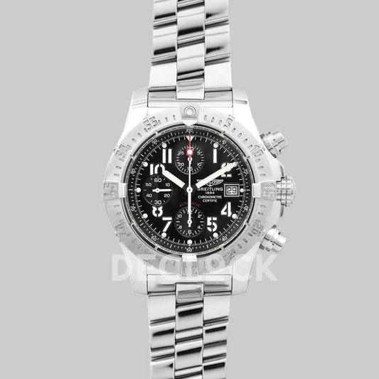 Replica Breitling Avenger Skyland Black Dial in Steel | Declock.
