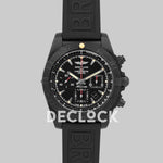 Replica Breitling Breitling Chronomat 44 Blacksteel Chronograph Black Dial in PVD - Replica Watches