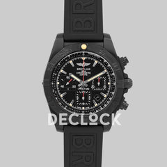 Replica Breitling Breitling Chronomat 44 Blacksteel Chronograph Black Dial in PVD