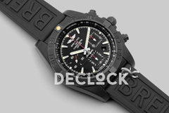 Replica Breitling Breitling Chronomat 44 Blacksteel Chronograph Black Dial in PVD