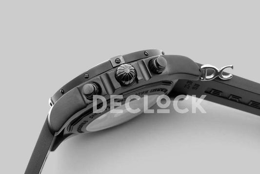 Replica Breitling Breitling Chronomat 44 Blacksteel Chronograph Black Dial in PVD |  Declock.