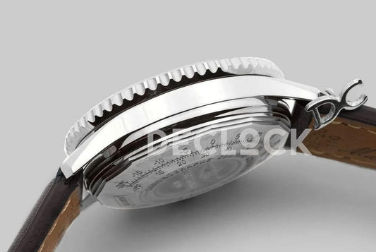 Replica Breitling Navitimer 01 Chronograph White Dial in Silver |  Declock.
