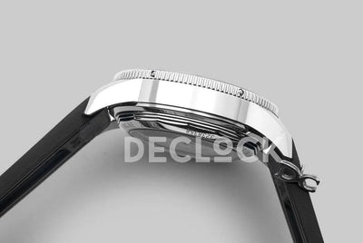 Replica Breitling Superocean Heritage II B01 Chronograph in Black Dial on Steel on Black Leather Strap