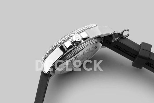 Replica Breitling Superocean II 42 Black/Red Dial in Steel |  Declock.