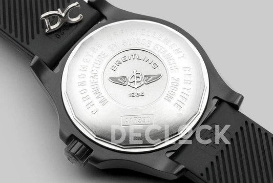 Replica Breitling SuperOcean Steelfish DLC Black Dial | Declock.