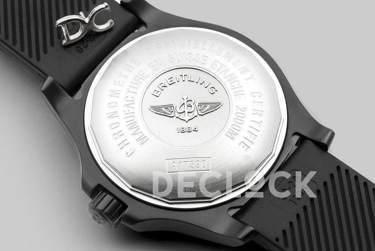 Replica Breitling SuperOcean Steelfish DLC Black Dial |  Declock.