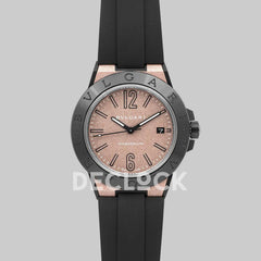 Replica Bvlgari Diagono Magnesium Automatic Brown Dial 102306