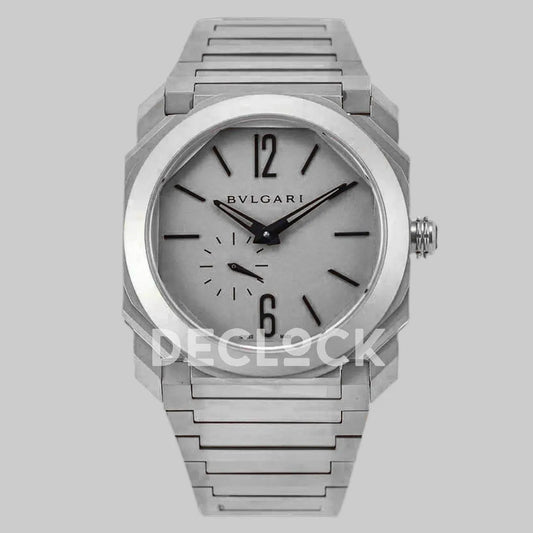 Replica Bvlgari Octo Finissimo Ref: 102713 Grey Dial