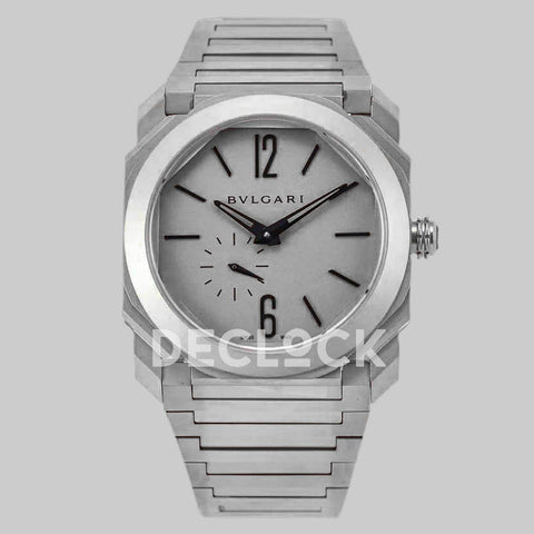 Replica Bvlgari Octo Finissimo Ref: 102713 Grey Dial - Replica Watches