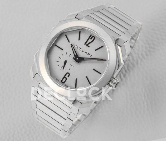 Replica Bvlgari Octo Finissimo Ref: 102713 Grey Dial