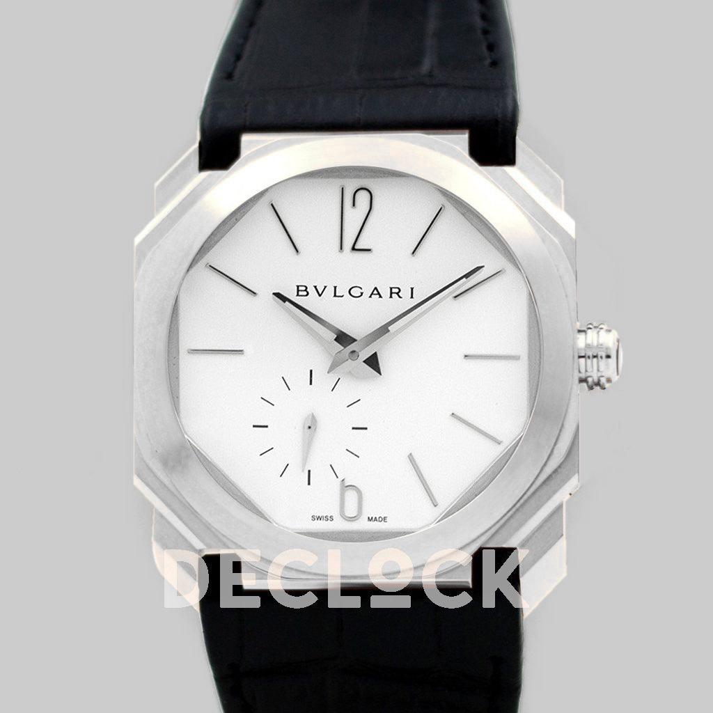 Replica Bvlgari Octo Finissimo Steel in White Dial