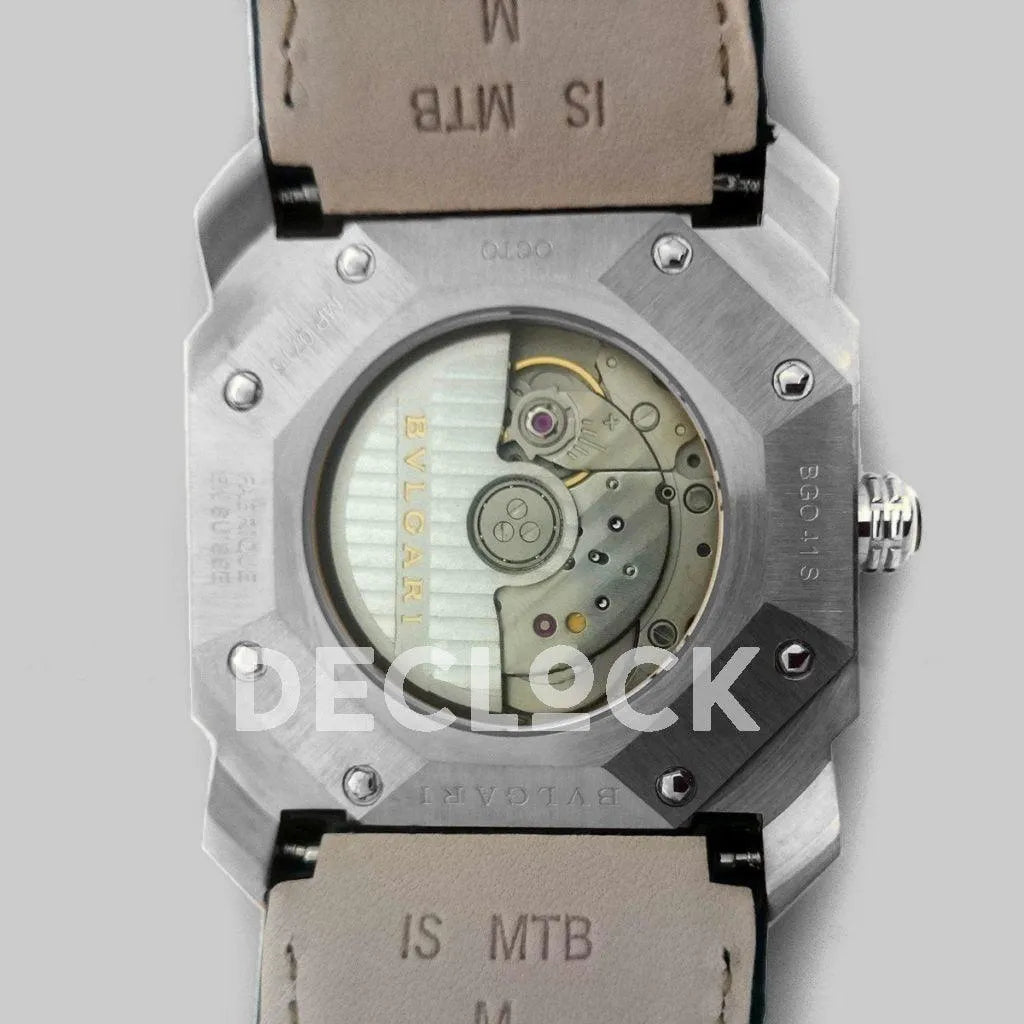 Replica Bvlgari Octo Solotempo Steel in White Dial