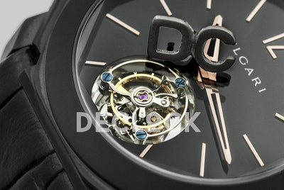 Replica Bvlgari Octo Ultranero Finissimo Tourbillon