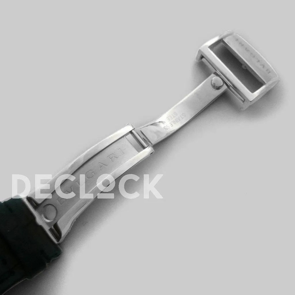 Replica Bvlgari Octo Velocissimo Chronograph Steel in Black Dial