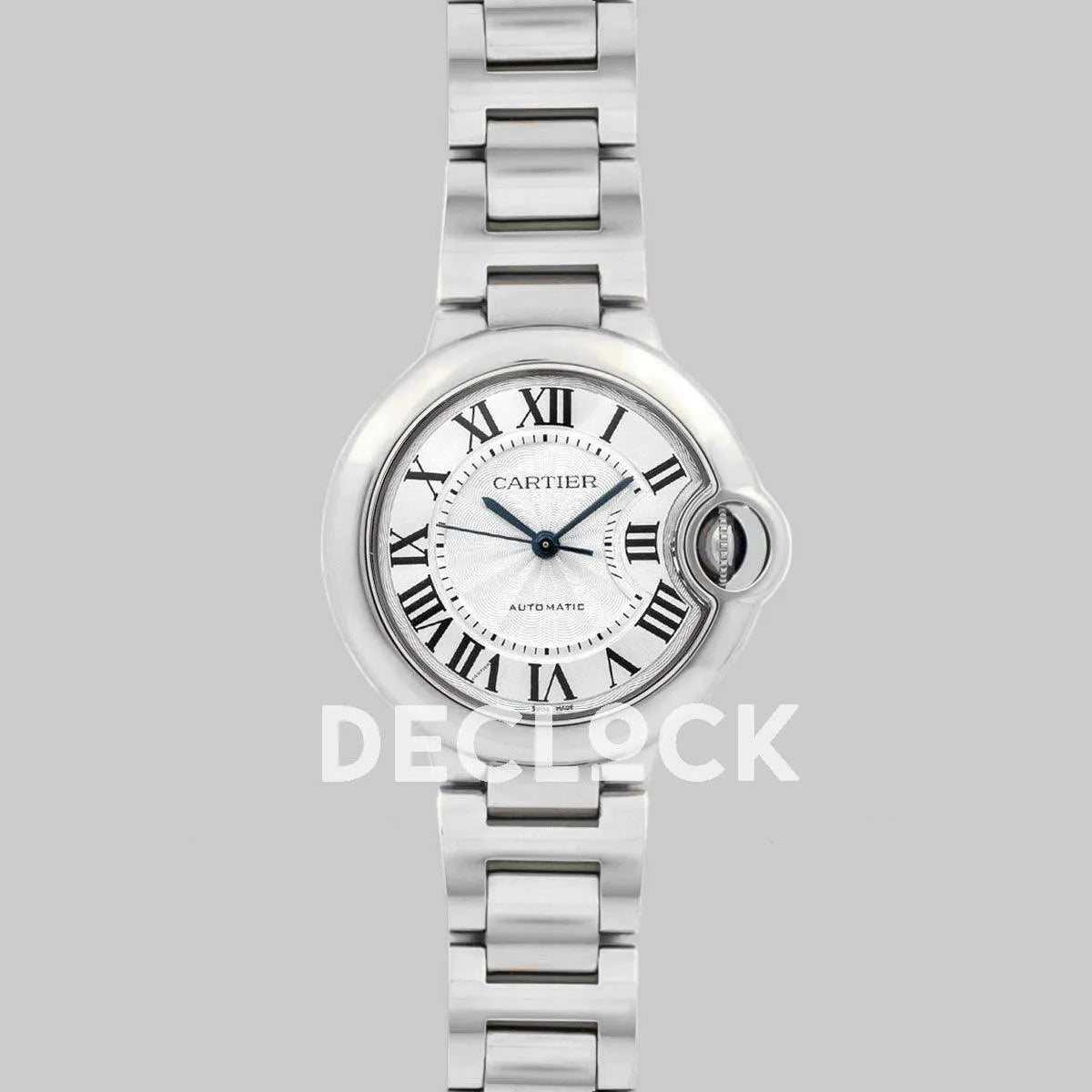 Replica Cartier Ballon Bleu De Cartier 36mm White Dial in Steel