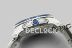 Replica Cartier Calibre de Cartier Diver Blue Dial in Steel Bracelet - Replica Watches