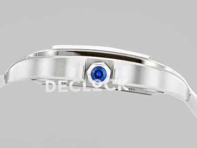Replica Cartier Santos De Cartier Watch Skeleton Dial in Steel