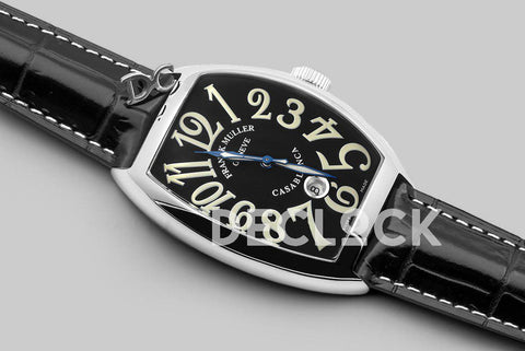 Replica Franck Muller Casablanca Automatique 8880 B SC DT Black Dial on Black Strap - Replica Watches