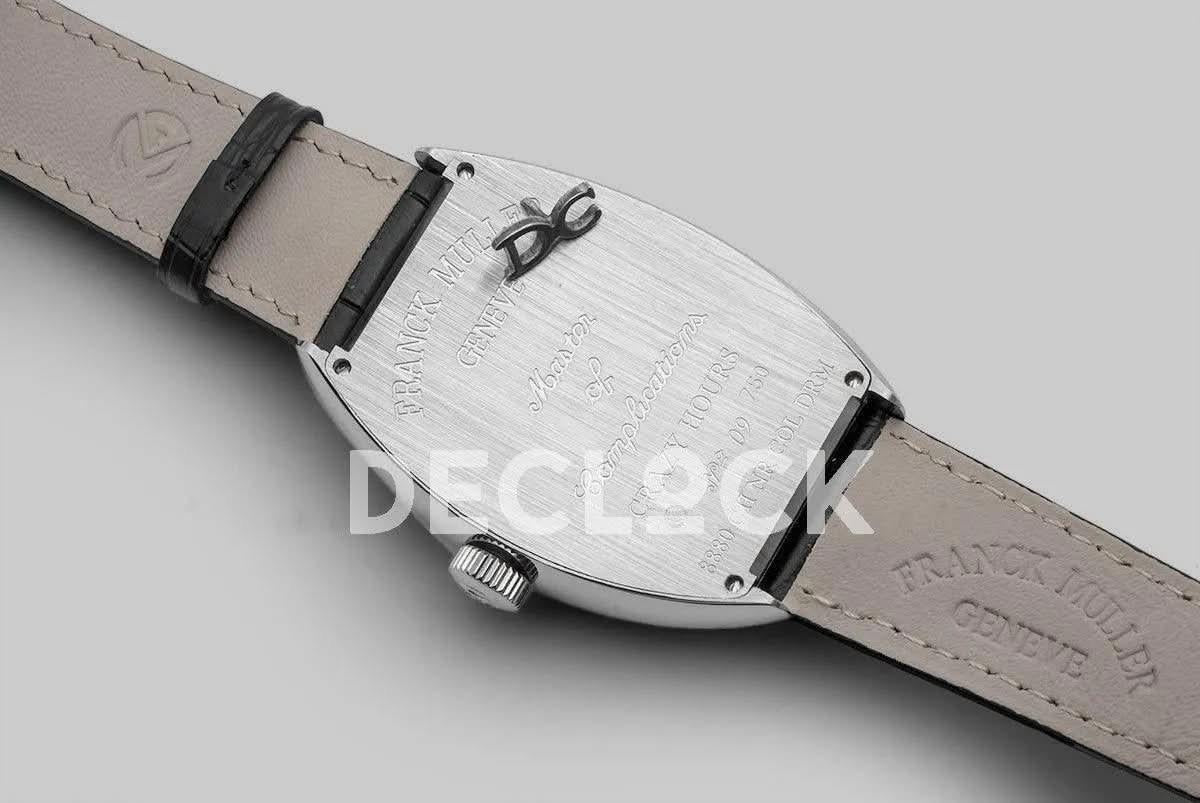 Replica Franck Muller Casablanca Automatique 8880 B SC DT Black Dial on Black Strap |  Declock.
