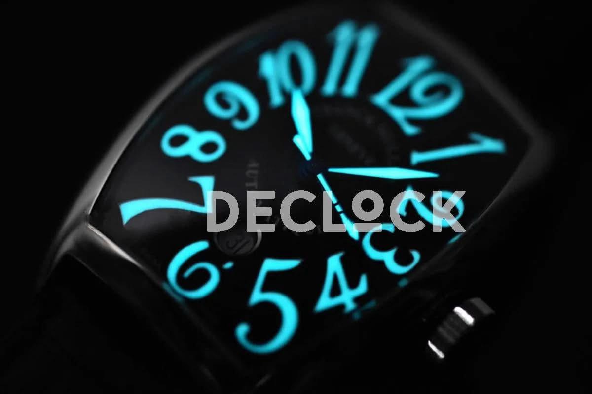 Replica Franck Muller Casablanca Automatique 8880 B SC DT Black Dial on Black Strap |  Declock.